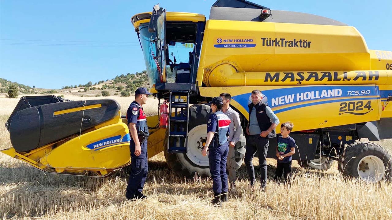 Yozgat’ta Jandarma Hasat Mesaisinde: Biçerdöverler Mercek Altında!