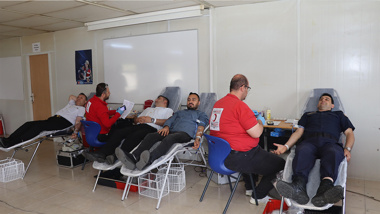 Yozgat Jandarması kan bağışında bulundu