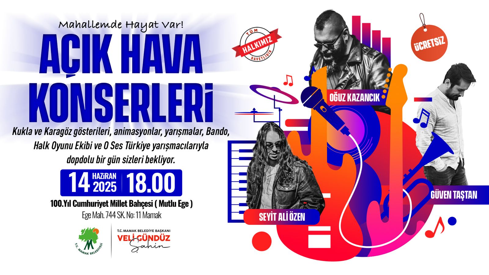 Mamak’ta Yaz Etkinlikleri Başlıyor: O Ses Türkiye Yarışmacıları Sahne Alacak