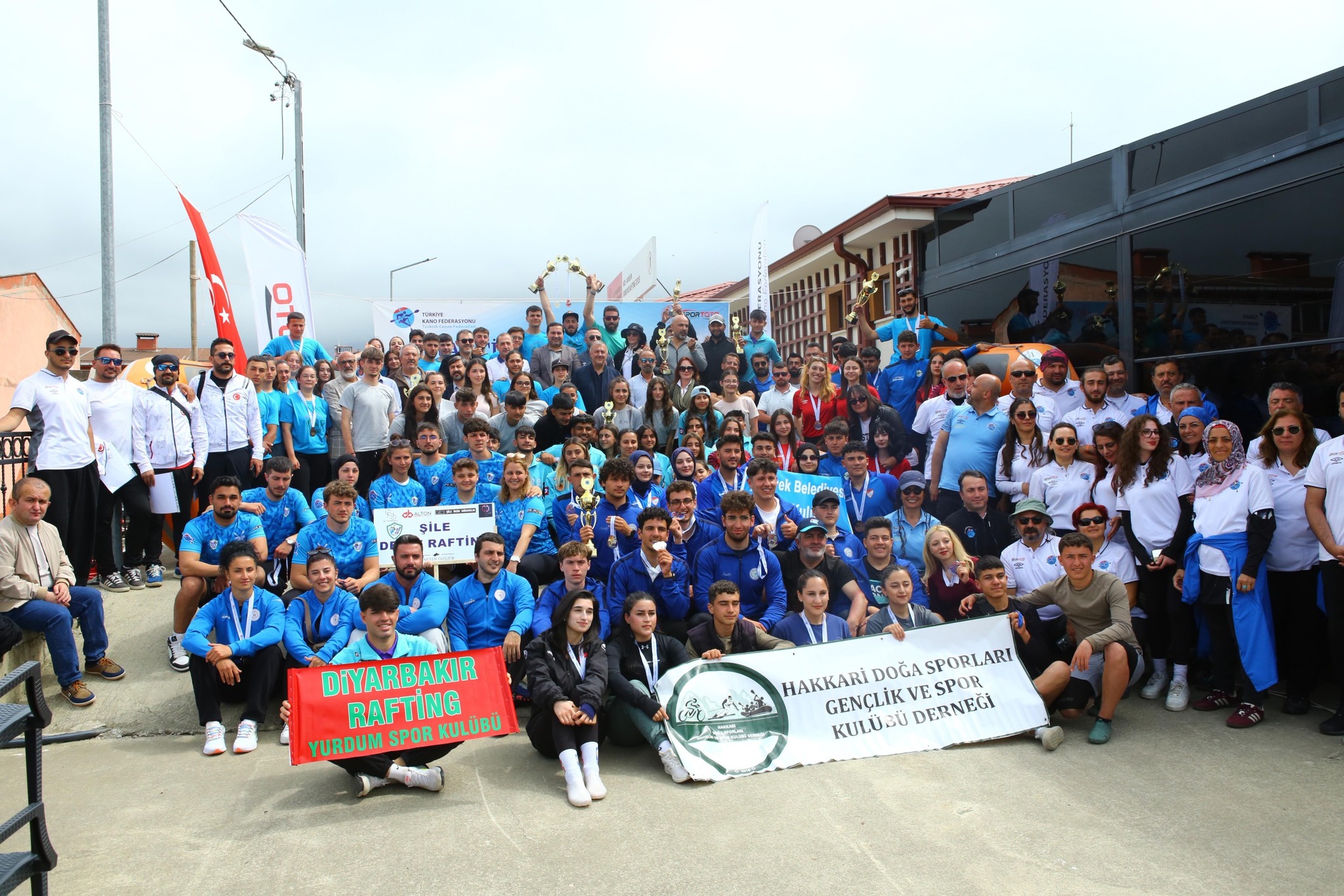 Çekerek Belediyespor, Rafting Takımı Türkiye Şampiyonu Oldu