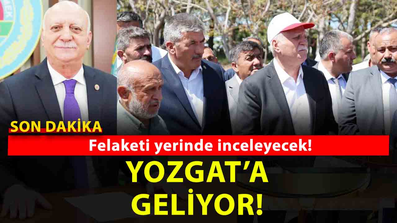 Şemsi Bayraktar Yozgat’ta Dolu Felaketinin İzlerini Yerinde İnceleyecek