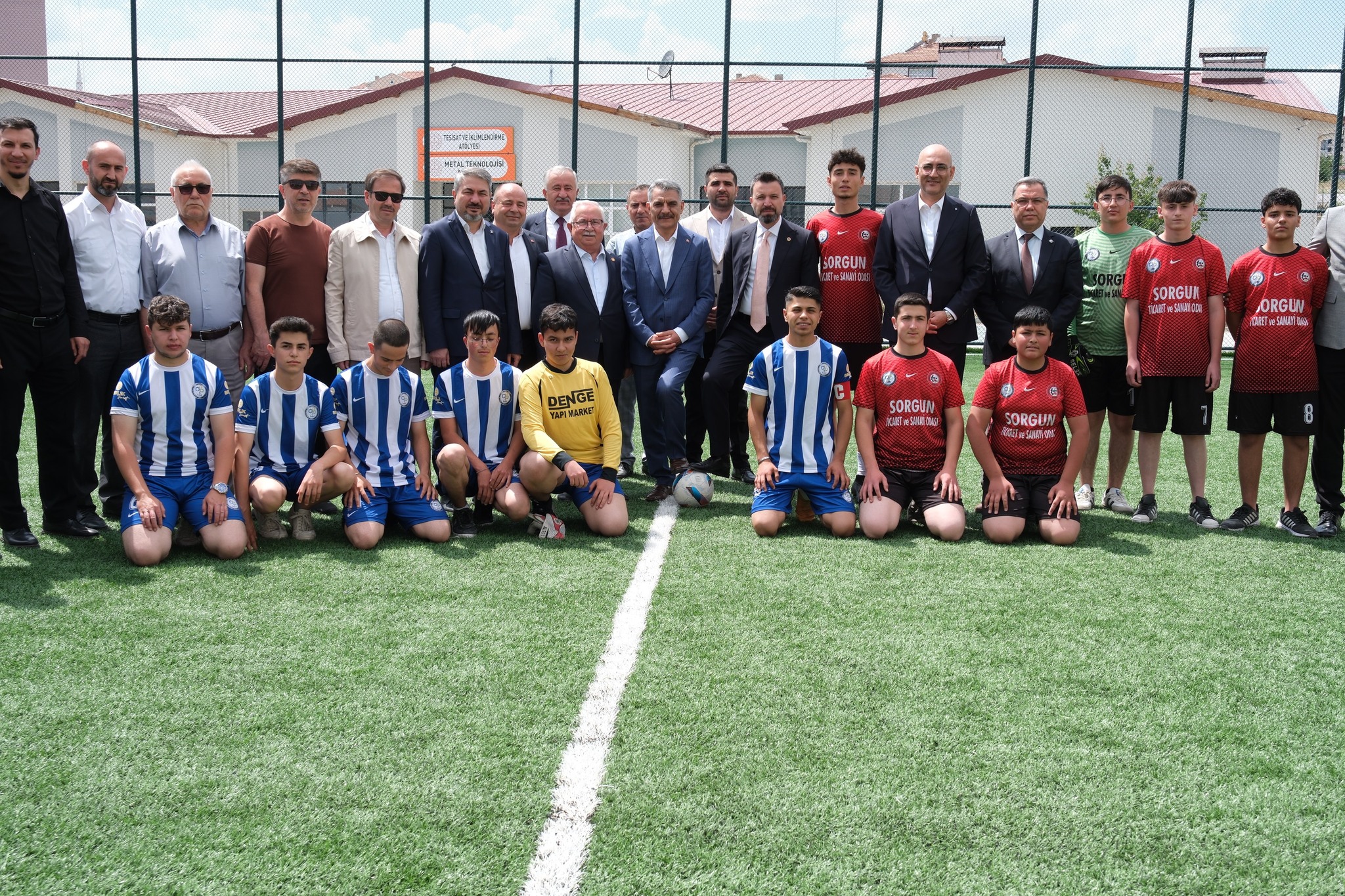 Sorgun Osman Çavuş MTAL’de Halı Saha Açılışı Törenle Gerçekleştirildi
