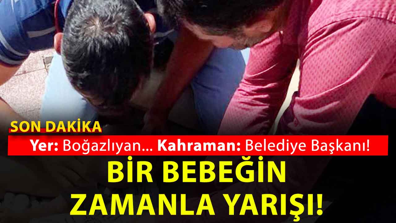 Yozgat'ta belediye başkanı hayat kurtardı! Zamanla yarışta nefesler kesildi...