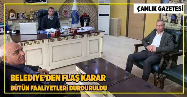 Sarıkaya Belediye'si ilçedeki esnafların faaliyetlerini durdurdu