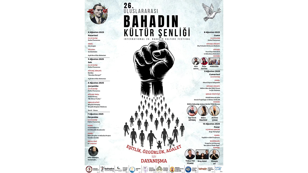 Bahadın Kültür Şenliği'nde Buluşacaklar