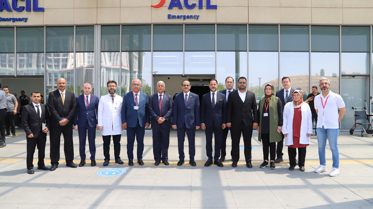 Yemen Halk Sağlığı ve Nüfus Bakanı Dr. Qasem Mohammed Buhaibeh  Bilkent Şehir Hastanesinde