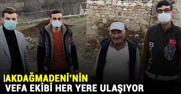 Akdağmadeni'nde Oluşturulan Vefa Ekibi Korona İle Mücadelede Sınır Tanımıyor!