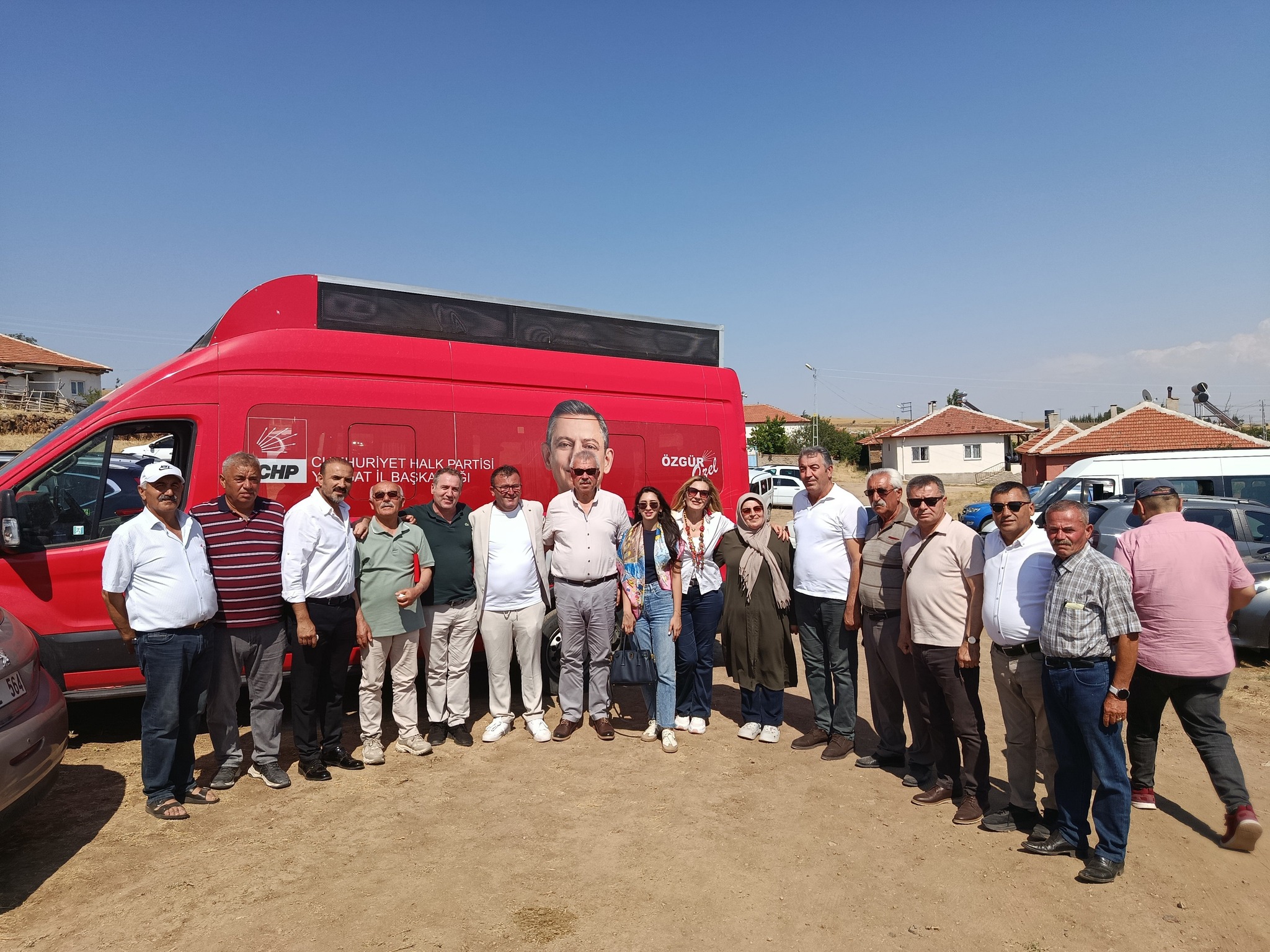 CHP Yozgat İl Yönetimi Kerkenes Kışlası Köyü İkinci Bahar Şenliklerinde Buluştu
