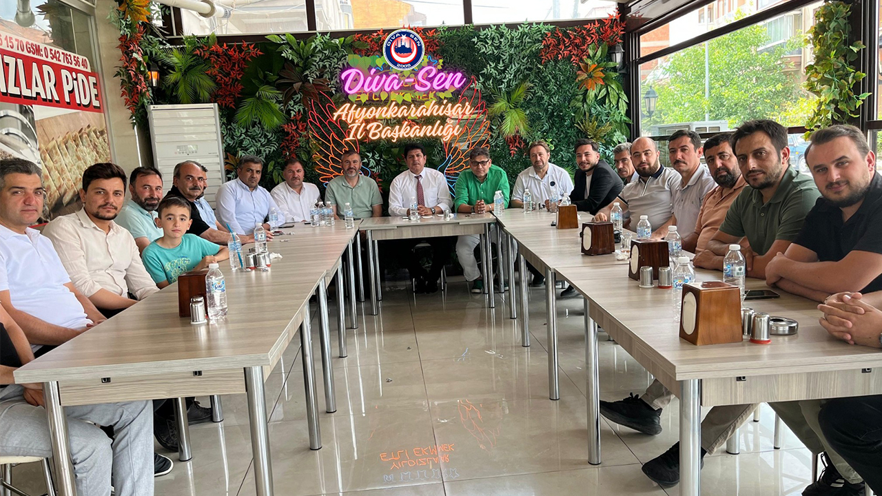 Afyon’da DİVA-SEN’den Birlik ve Dayanışma Toplantısı