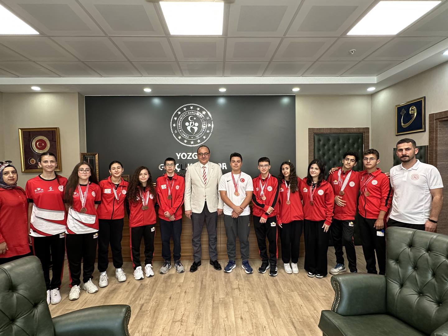 Yozgatlı Yüzücüleri makamında Ağırladı