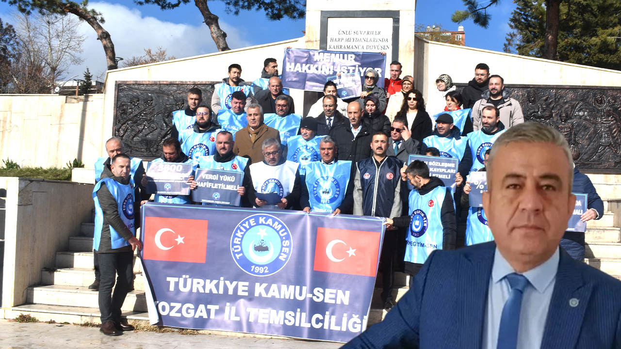 Türkiye Kamu-Sen Yozgat İl Başkanı Mahmut Sunay Kabayel: Memur Maaşları Enflasyon Karşısında Eridi