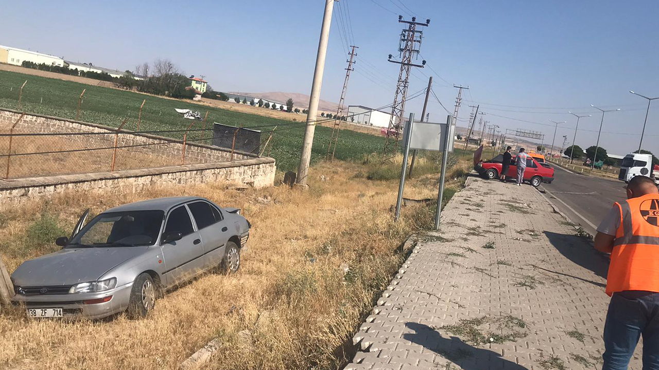 Yozgat'ta Trafik Kazası Ucuz Atlatıldı