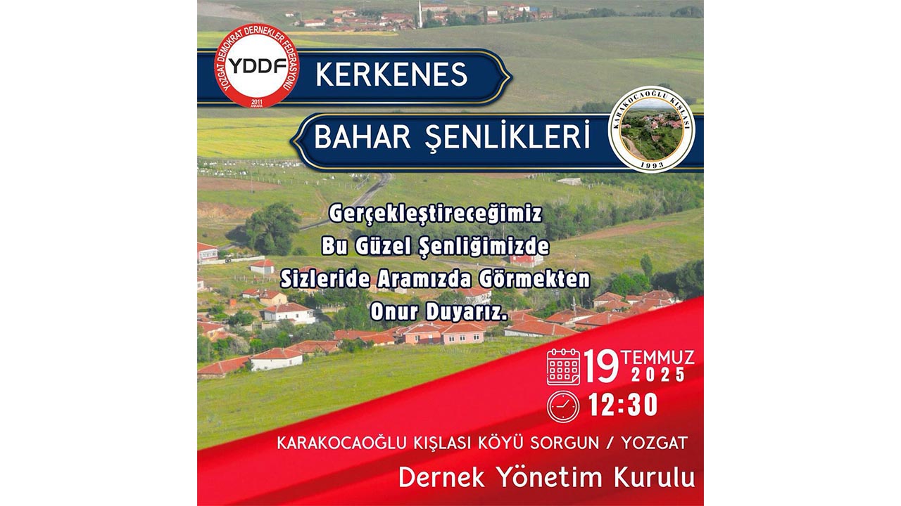 Yozgat'ta Kerkenes Bahar Şenlikleri Başlıyor