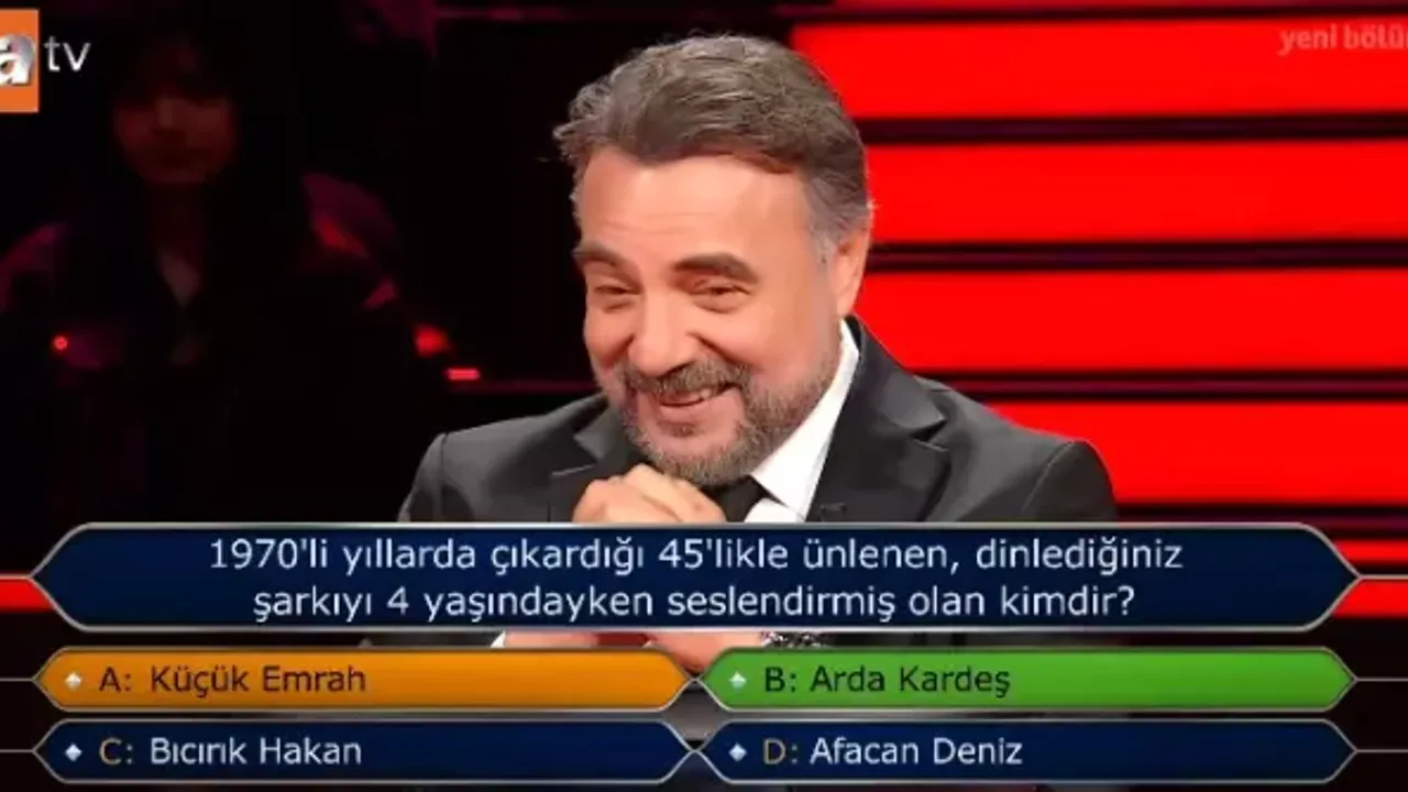 Kim Milyoner Olmak İster’de Merak Uyandıran Soru