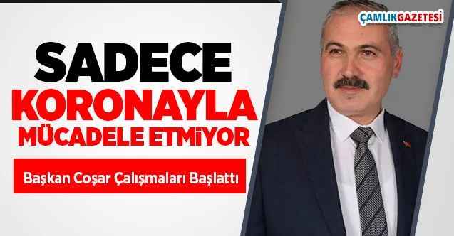 Başkan Coşar Yol Çalışmalarını Başlattı
