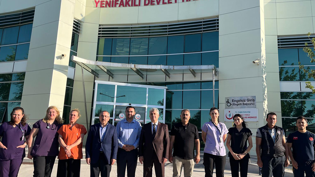 Yozgat İl Sağlık Müdürü Dr. Mehmet Akif Karaarslan’dan Yenifakılı İlçe Devlet Hastanesi’ne Ziyaret