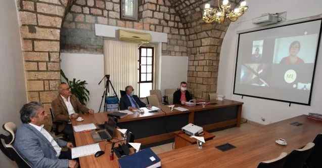 Mersin Büyükşehir Belediyesi Encümen Toplantısı, video konferans ile yapıldı