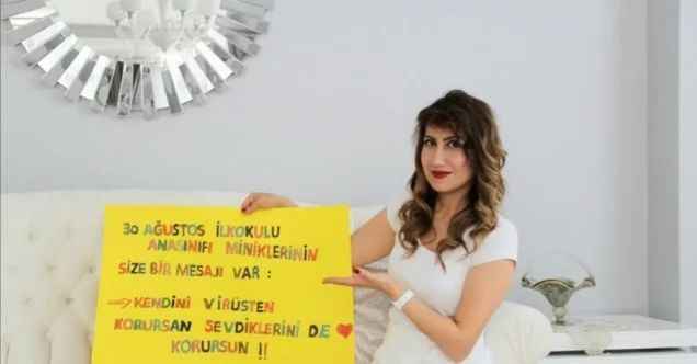 Minik öğrencilerden Türkiye’de “Evde Kal” mesajı