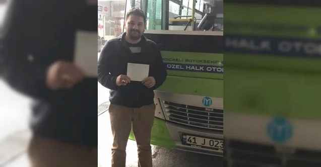 Otobüs şoförü 1 haftalık kazancı ile “Biz Bize Yeteriz Türkiye” dedi