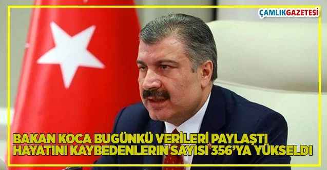 Bakan Koca Son Gelişmeleri Aktardı ölenlerin sayısı 356'ya yükseldi