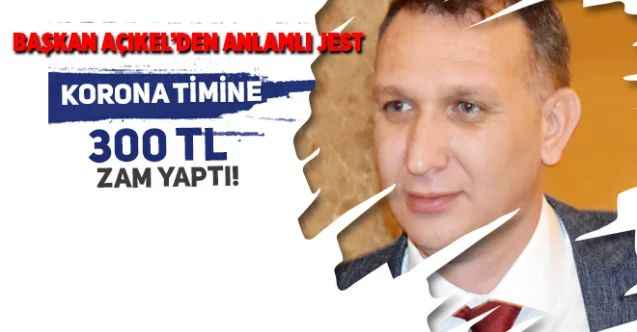 Sarıkaya Belediye Başkanı Ömer Açıkel'den Korona Timi'ne Anlamlı Destek!
