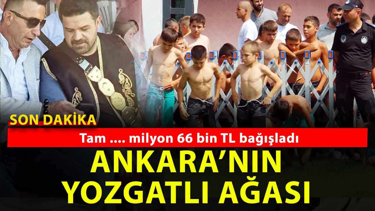 Ankara güreşlerinin ağası Yozgatlı iş insanı oldu: Taha Akgül Karakucak Güreşleri’nde 66 nidaları
