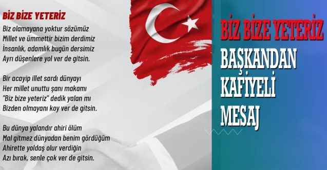 Akdağmadeni Belediye Başkanı Dr. Nezih Yalçın, Bu Zor Süreçte Aldı Eline Kalemi...