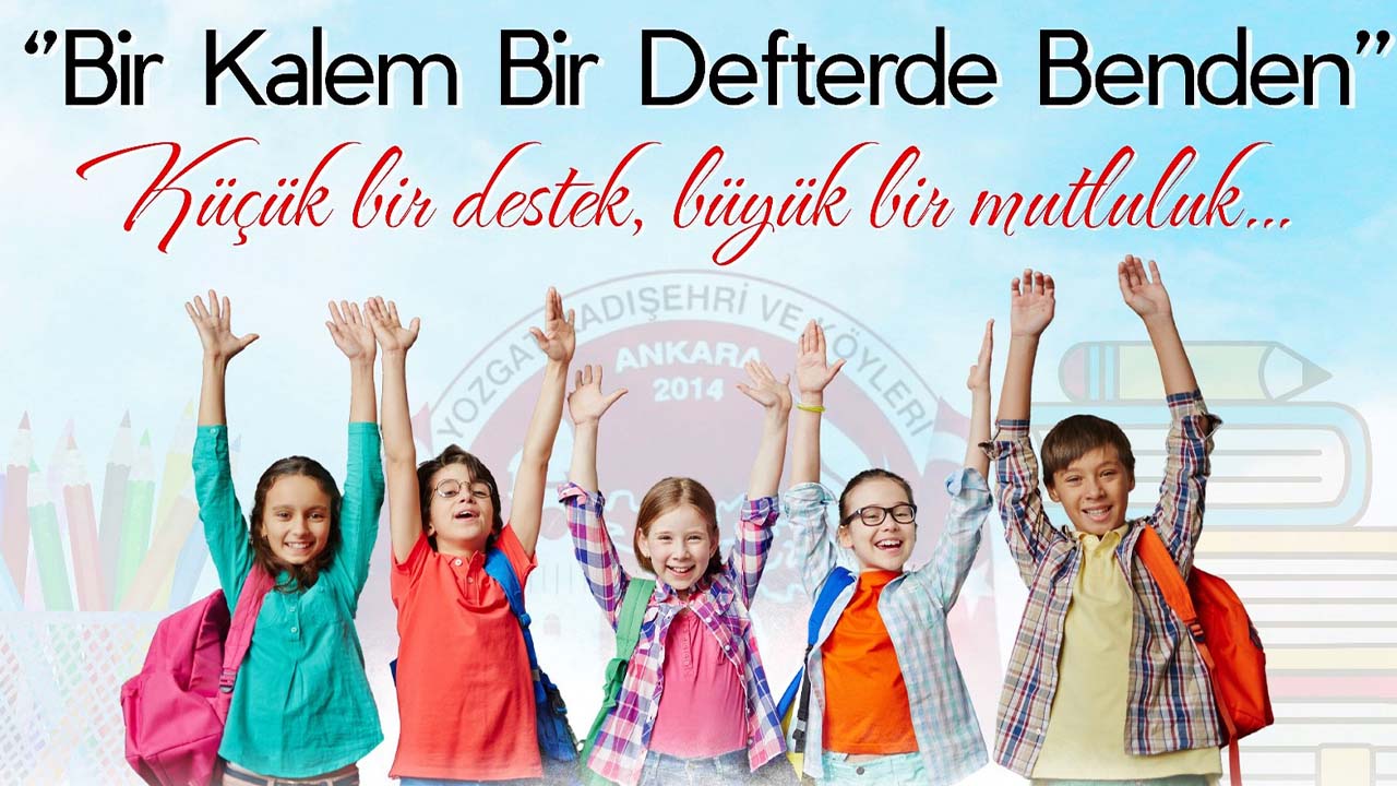 Yozgat Kadışehri Derneği’nden Eğitim Desteği: Her Çocuğa Bir Kalem Bir Defter