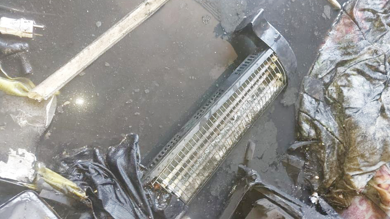 Yozgat’ta Elektrik Sobası Evi Kül Etti