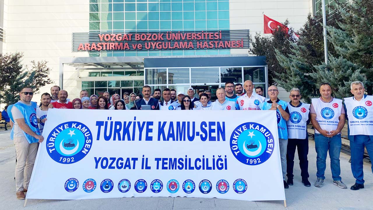 Yozgat’ta Kamu-Sen Üyelerinden İş Bırakma Eylemi: Zam Talepleri Yetersiz Bulundu