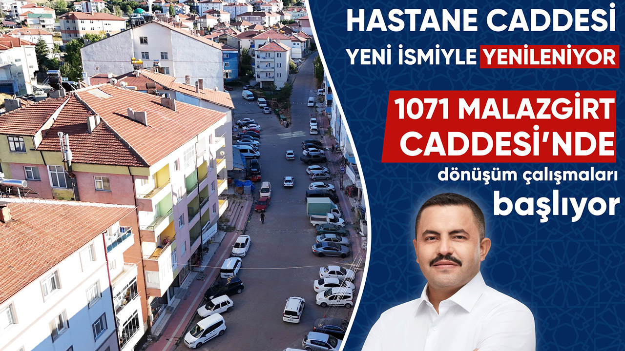 Yozgat Akdağmadeni’nde Hastane Caddesi Yenileniyor