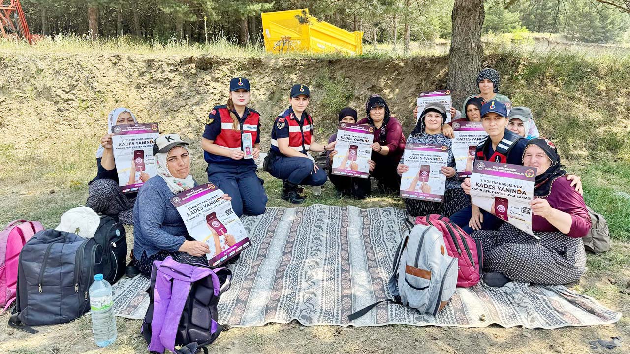 Kadın İşçilere KADES Anlatıldı: Yozgat Jandarma Sahada!
