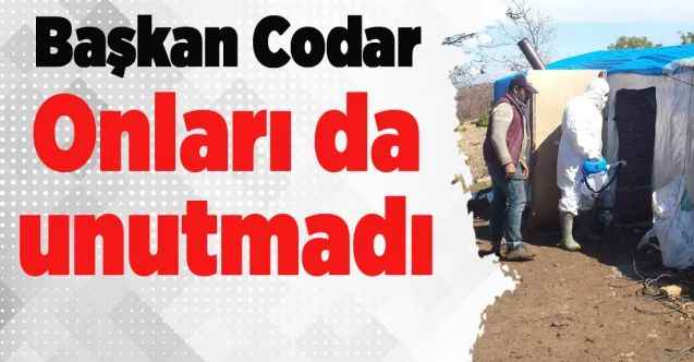 Çayıralan Belediye Başkanı Ömer Codar onları da unutmadı