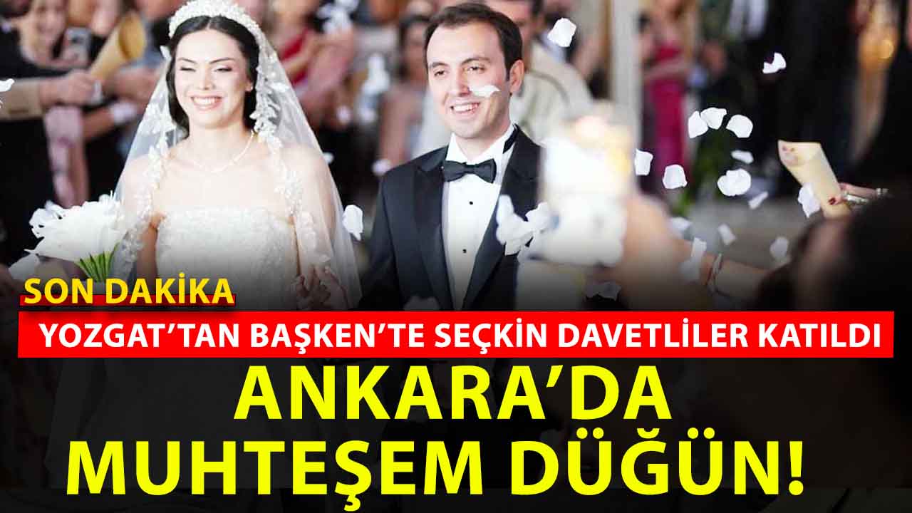 MSB ASFAT Genel Müdürü İlbaş’ın Gurur Günü! Kızı Dilara Ülkü, Mert Aydın ile Görkemli Bir Törenle Evlendi