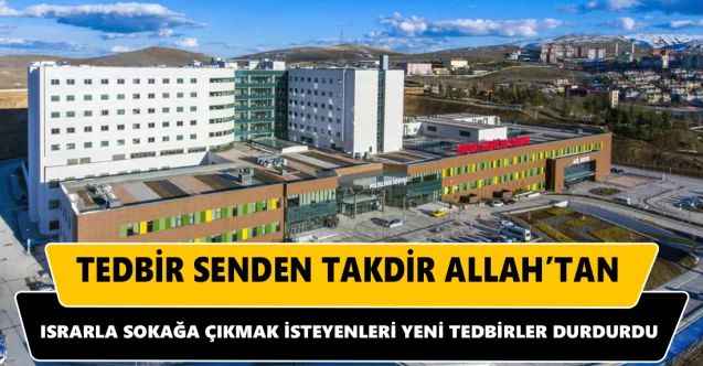 Yozgat'ta vatandaşlar evinde kalıyor