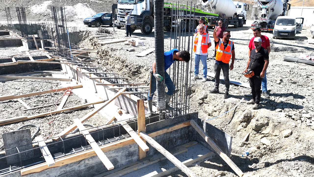 Sorgun'da Yeni Mezarlık Alanı’nda İlk Temel Atıldı