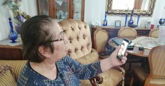 Torun hasretlerini görüntülü görüşme ile gerçekleştiriyorlar