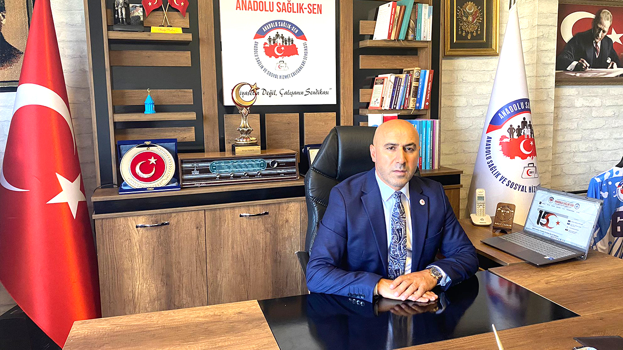 Anadolu Sağlık Sen Genel Başkanı Necip Taşkın: Memur ve Emekliler Can Çekişiyor