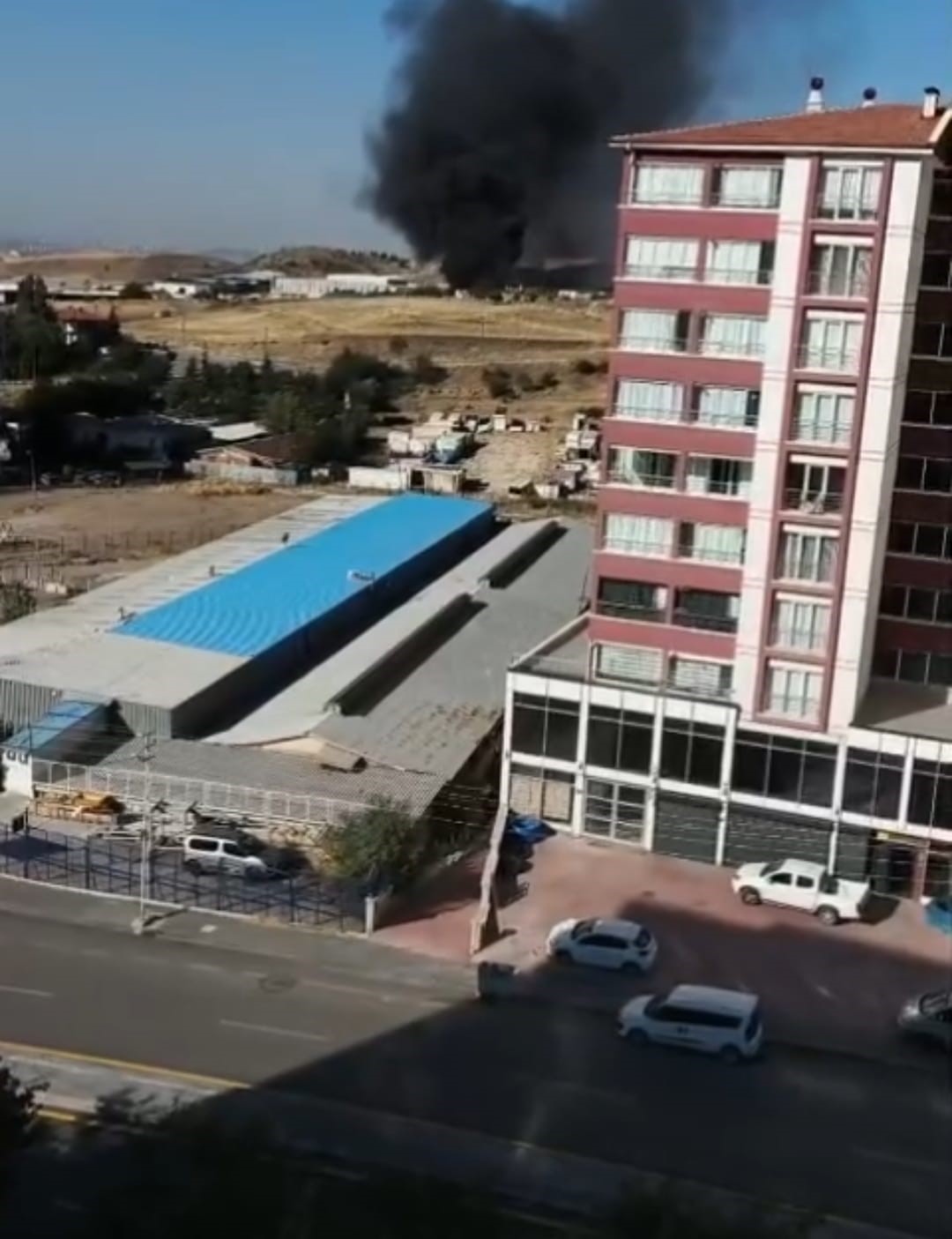 Ankara'da Hurdacılar Sitesi'nde yangın çıktı