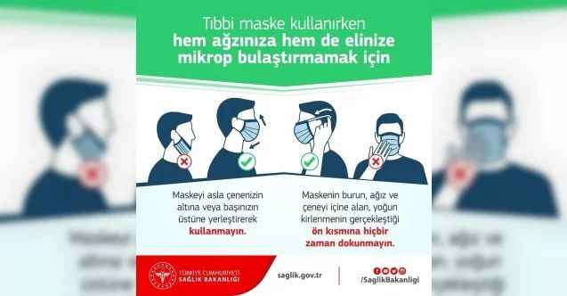 Sağlık Müdürlüğü’nden maske kullanım uyarısı