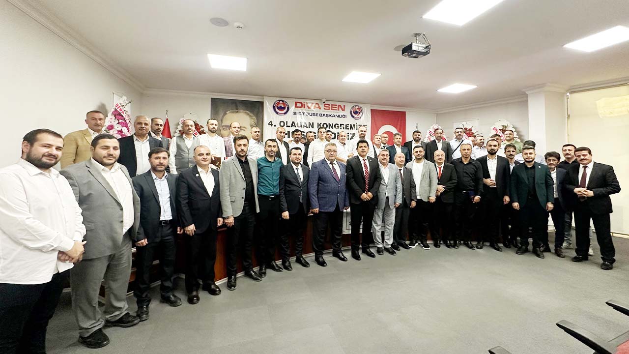 DİVA-SEN Siirt’te 4. Olağan Genel Kurulunu Coşkuyla Gerçekleştirdi