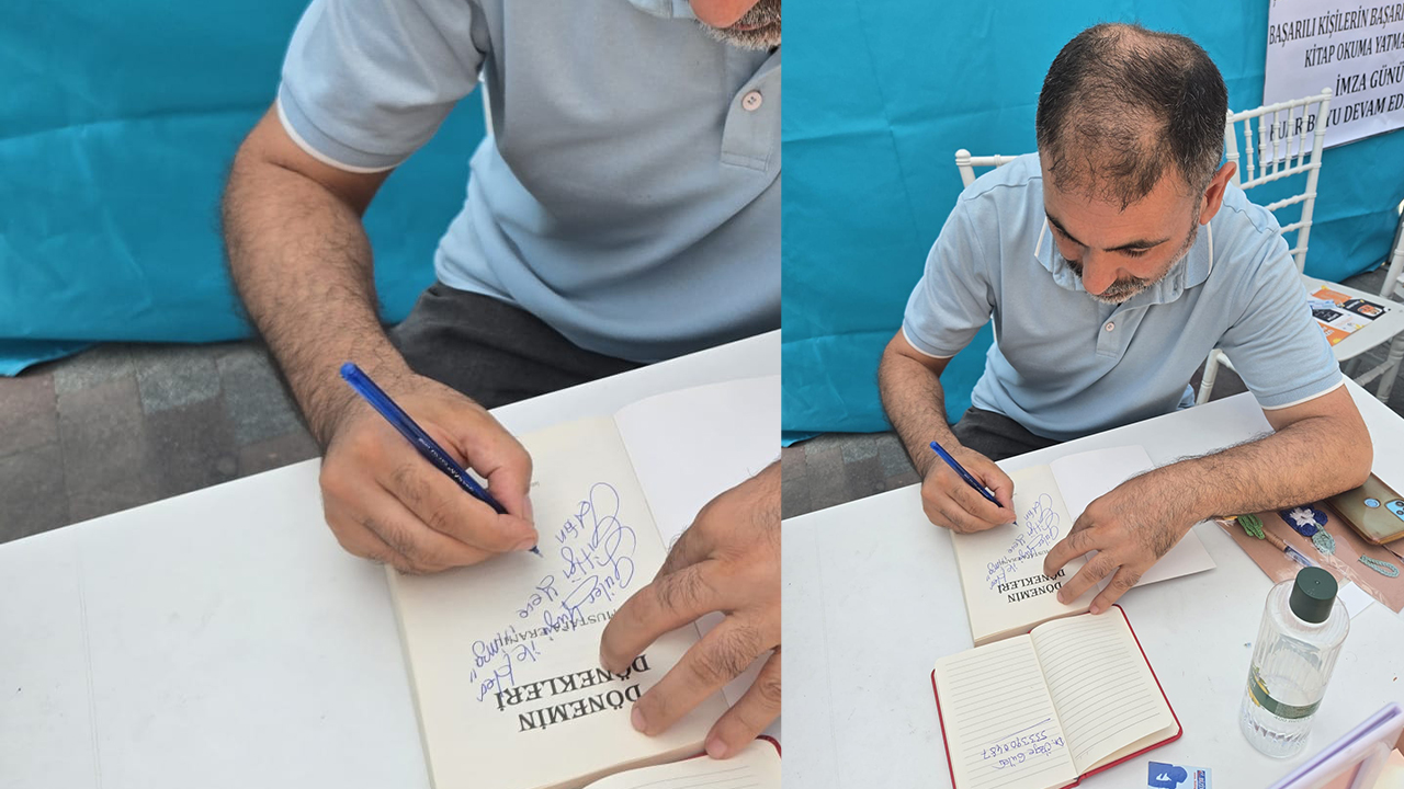 Yozgatlı Gazeteci Mustafa Eranıl Okuyucularıyla Buluştu