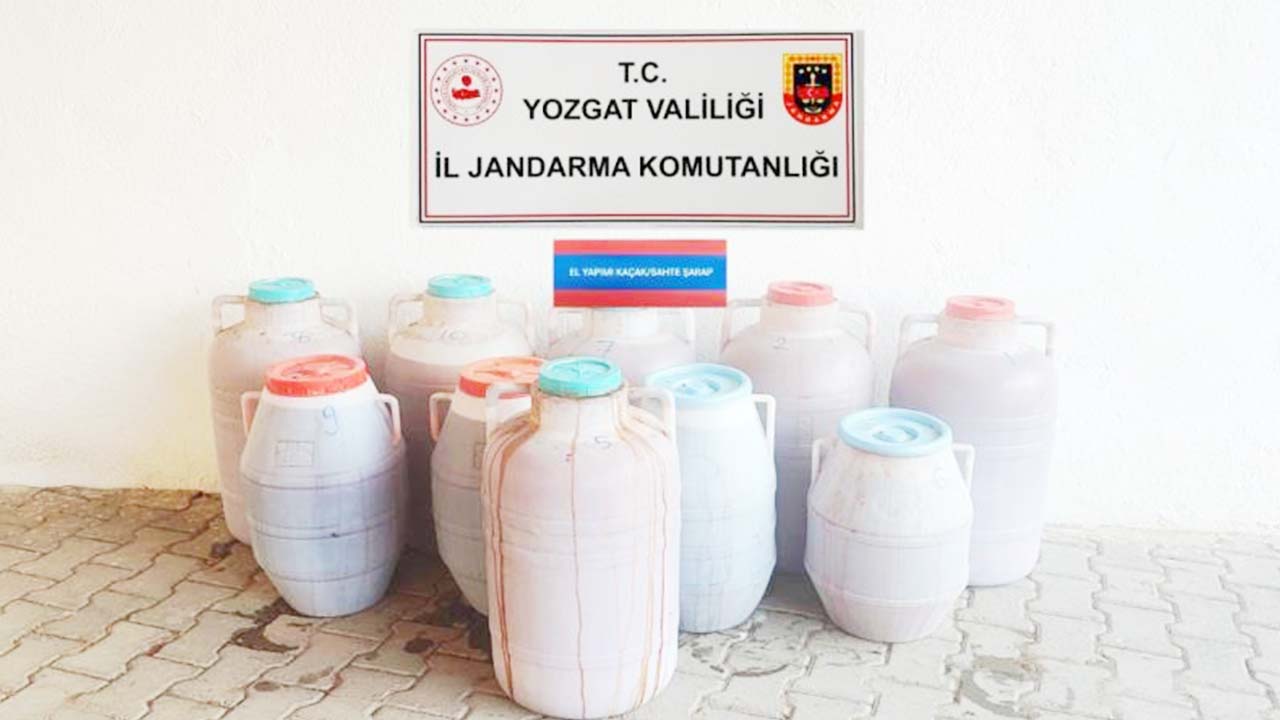 Yozgat’ta 471 Litre Kaçak İçki Ele Geçirildi!