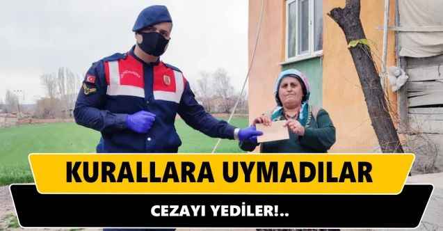 İl Jandarma Komutanlığı yasaklara uymayanlara cezai işlem uyguladı