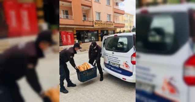 Artuklu Kaymakamlığından evlere ekmek dağıtımı