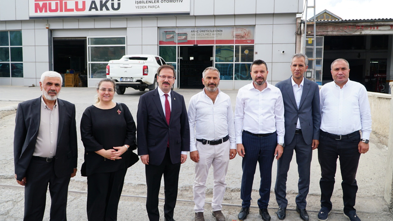 AK Parti Yozgat Milletvekili Süleyman Şahan’dan Sanayi Esnafına Ziyaret