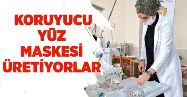 KOP Tekstil Atölyeleri koruyucu yüz maskeleri üretiyor