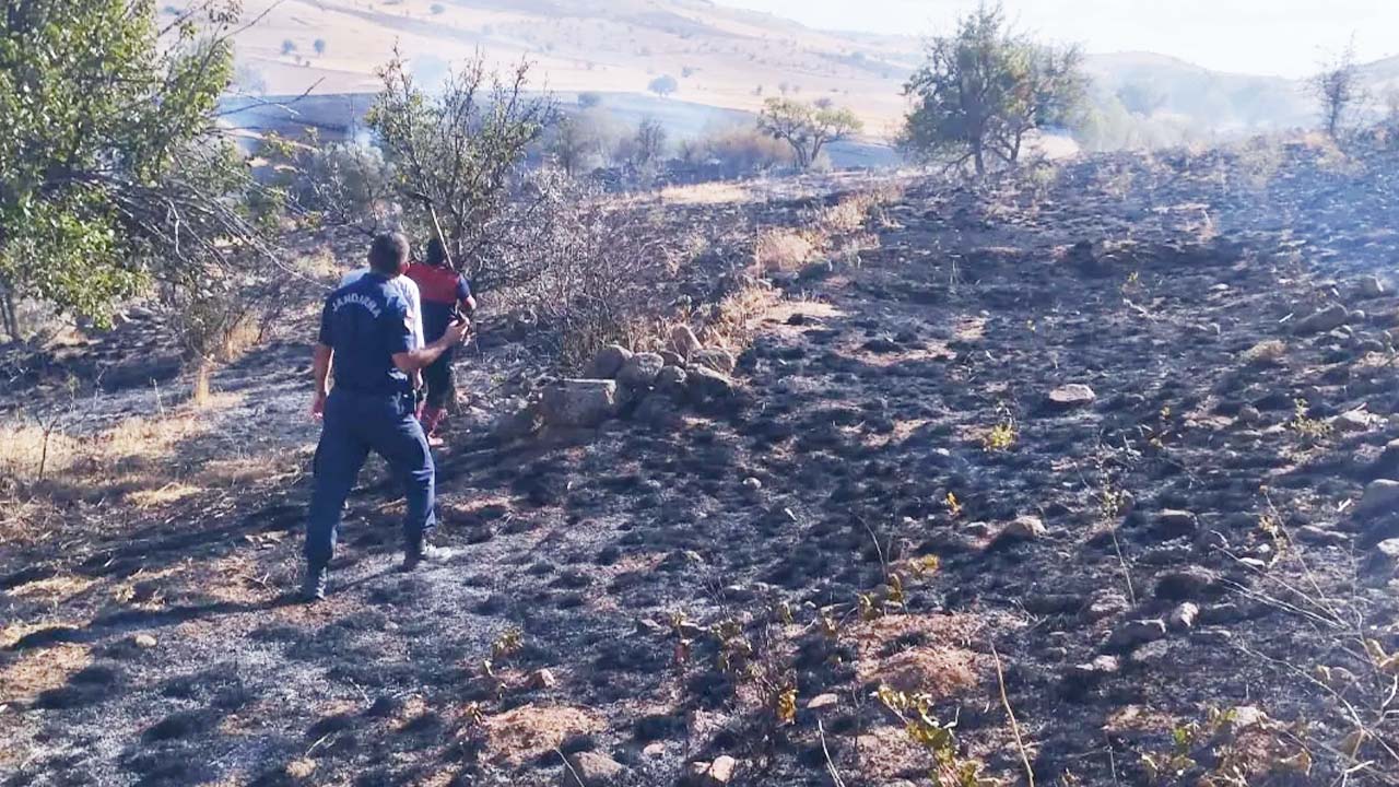 Sorgun’da Yangın: Köy Arazisi Küle Döndü