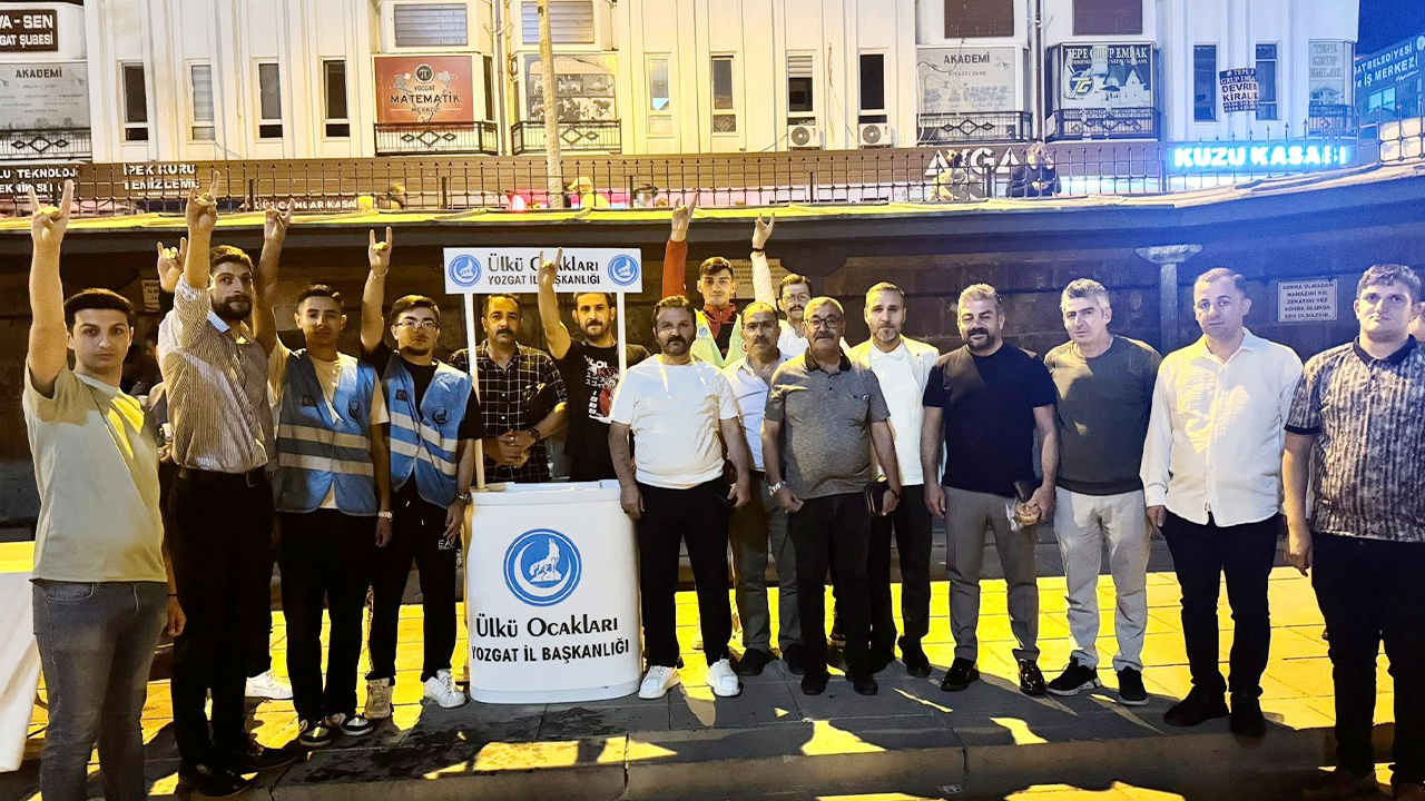 Yozgat’ta Ülkü Ocakları yine geleneği bozmadı: Allah kabul etsin