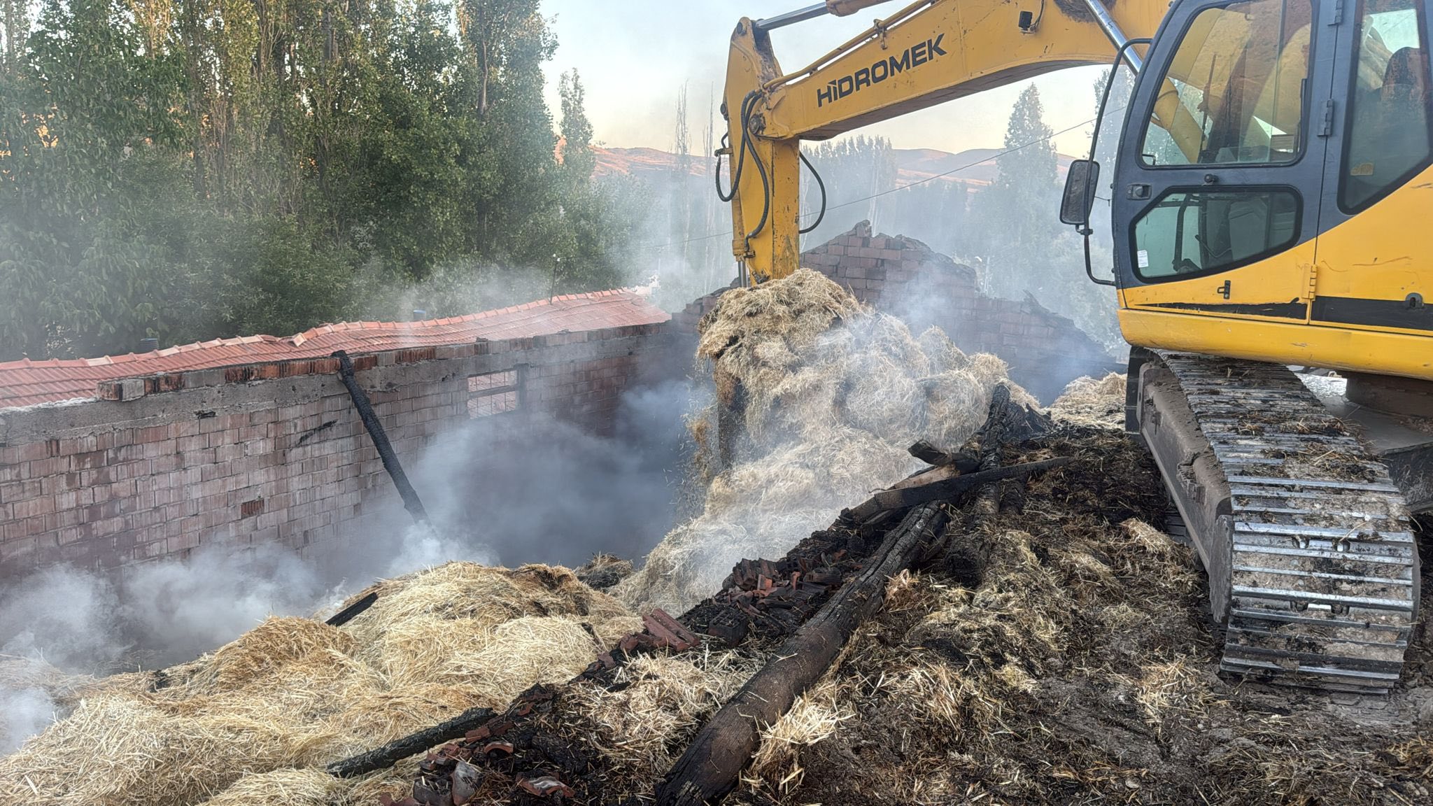 Yozgat Kırım Köyünde Çıkan Yangın Büyümeden Söndürüldü